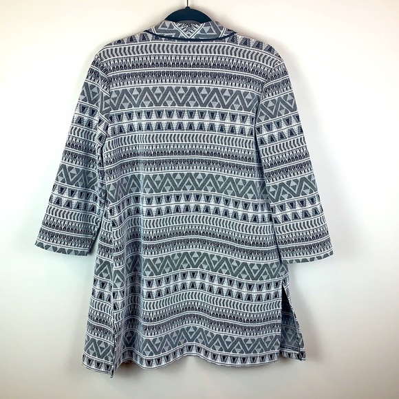 Southwestern Long Open Front Boho Cardigan NWOT (Long Cardigan Sweater) - Picture 5 of 7